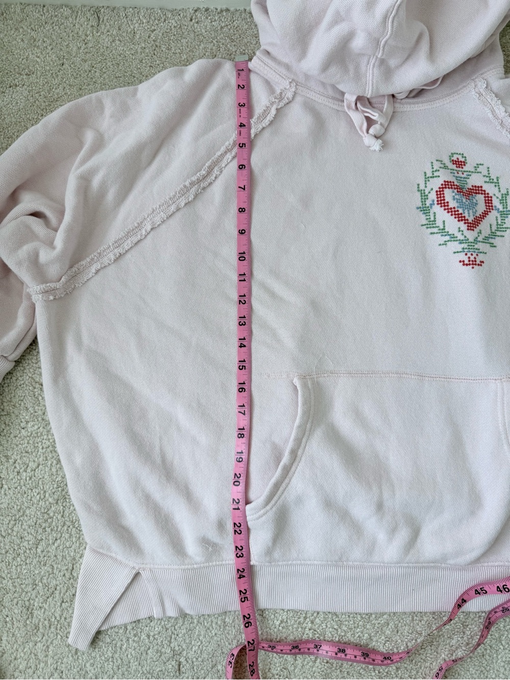 Free People Keepsake Oversized Hoodie in Heart Combo - Picture 8 of 12